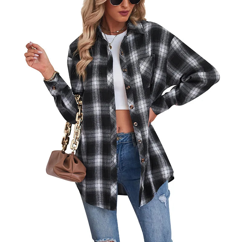 Chemise Femme Se porte parfaitement avec un Jean Idéal pour un effet décontracté Tout en restant tendance