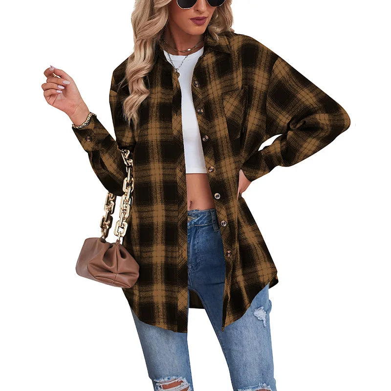Chemise Femme Se porte parfaitement avec un Jean Idéal pour un effet décontracté Tout en restant tendance