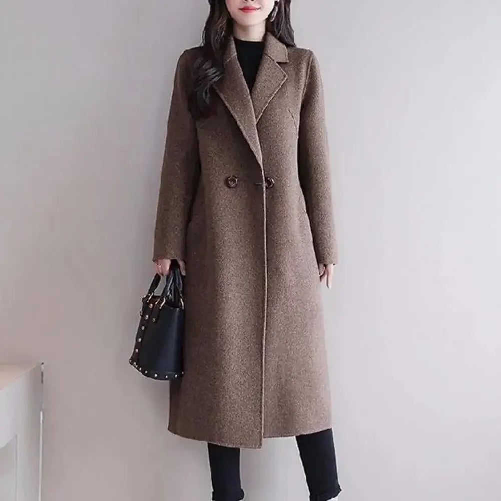 manteau femme en laine -cachemire raffiné pour un look irréprochable.
