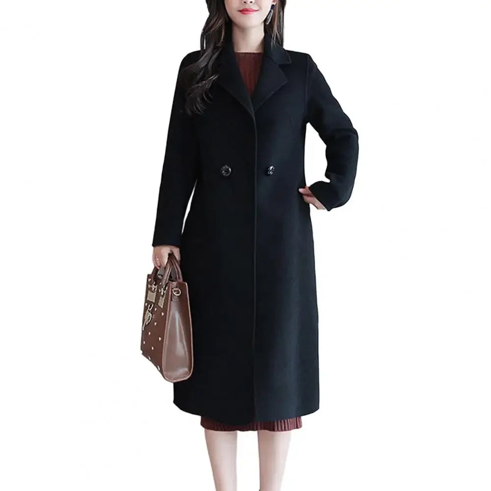 manteau femme en laine -cachemire raffiné pour un look irréprochable.