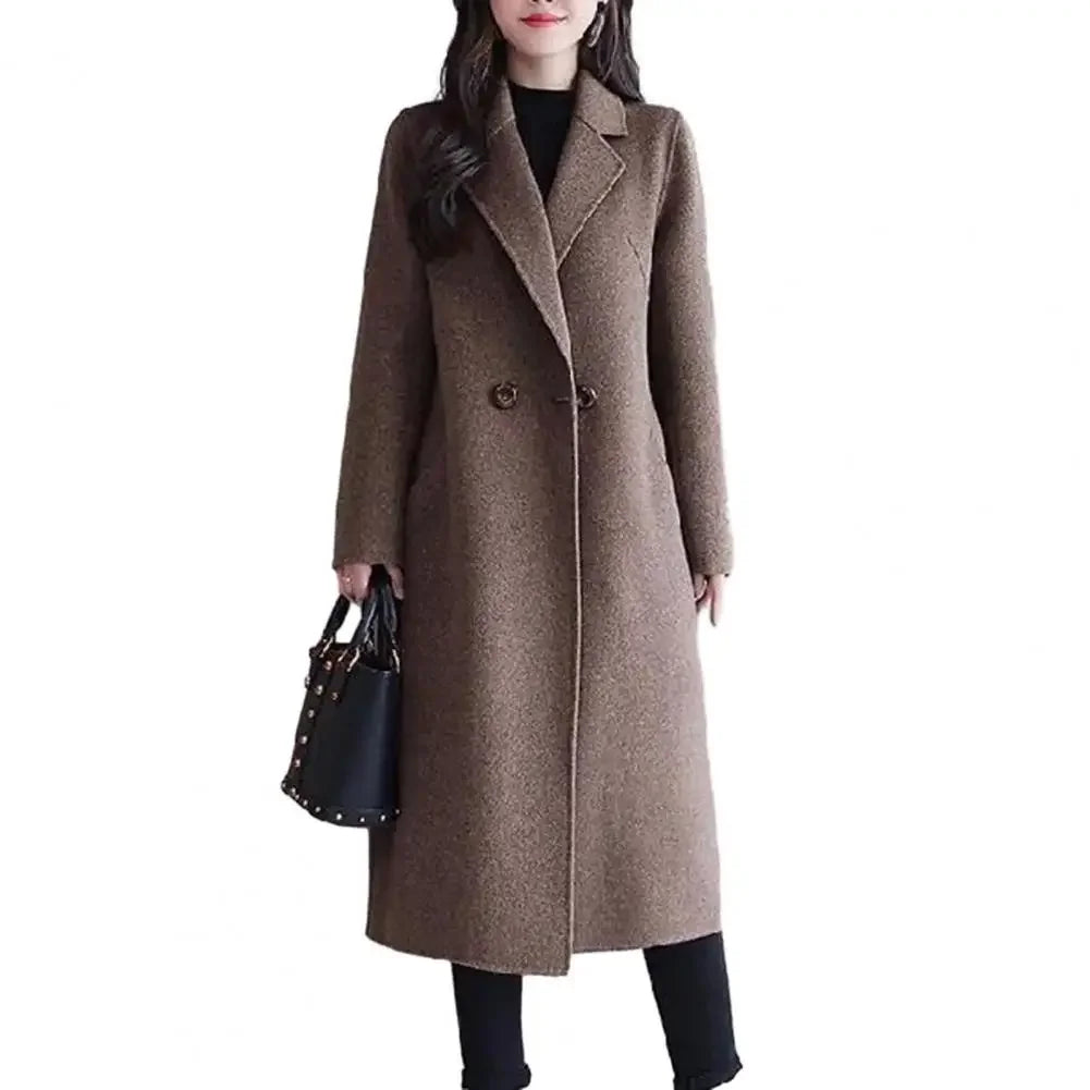 manteau femme en laine -cachemire raffiné pour un look irréprochable.