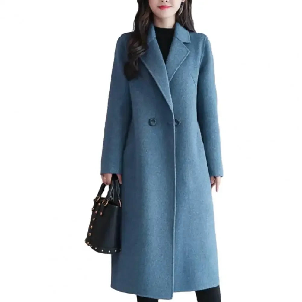 manteau femme en laine -cachemire raffiné pour un look irréprochable.