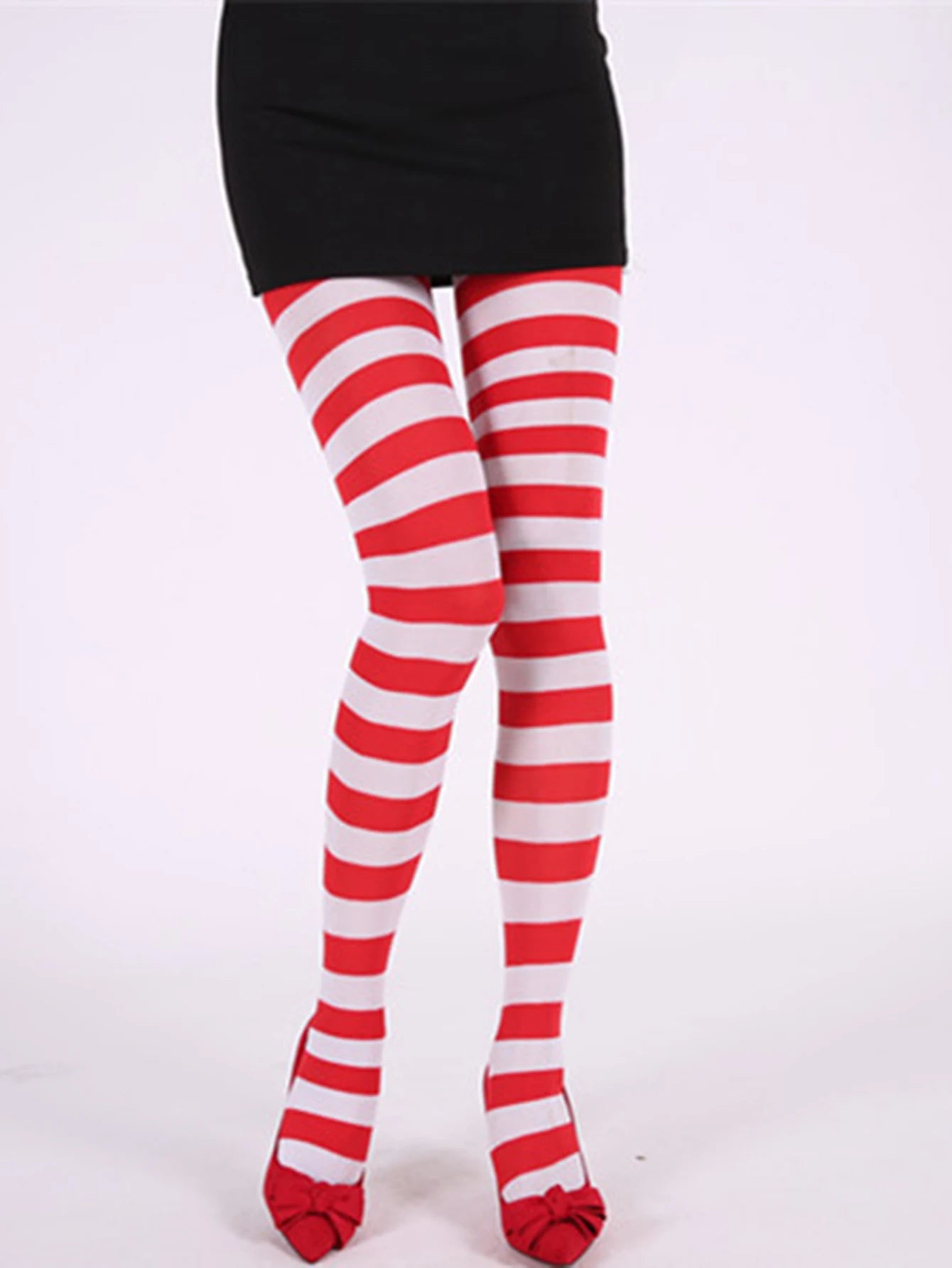 Summer Autumn Leggings 2025 Women's Chic Stripes Patchwork High Waist Fitting Slim Elasticity Basics Leggings