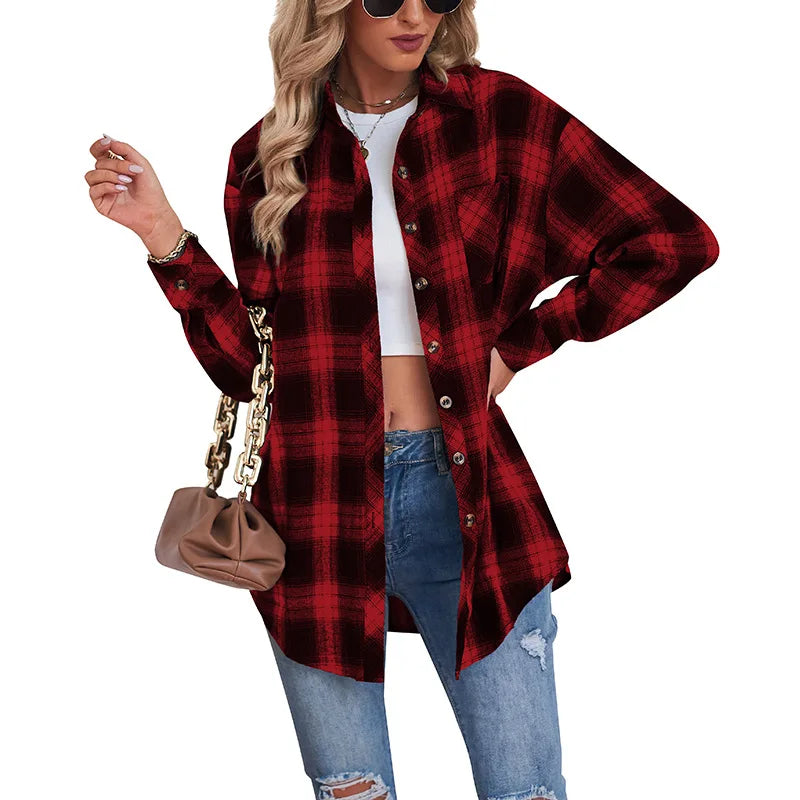 Chemise Femme Se porte parfaitement avec un Jean Idéal pour un effet décontracté Tout en restant tendance