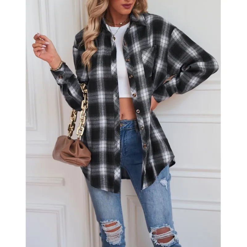 Chemise Femme Se porte parfaitement avec un Jean Idéal pour un effet décontracté Tout en restant tendance