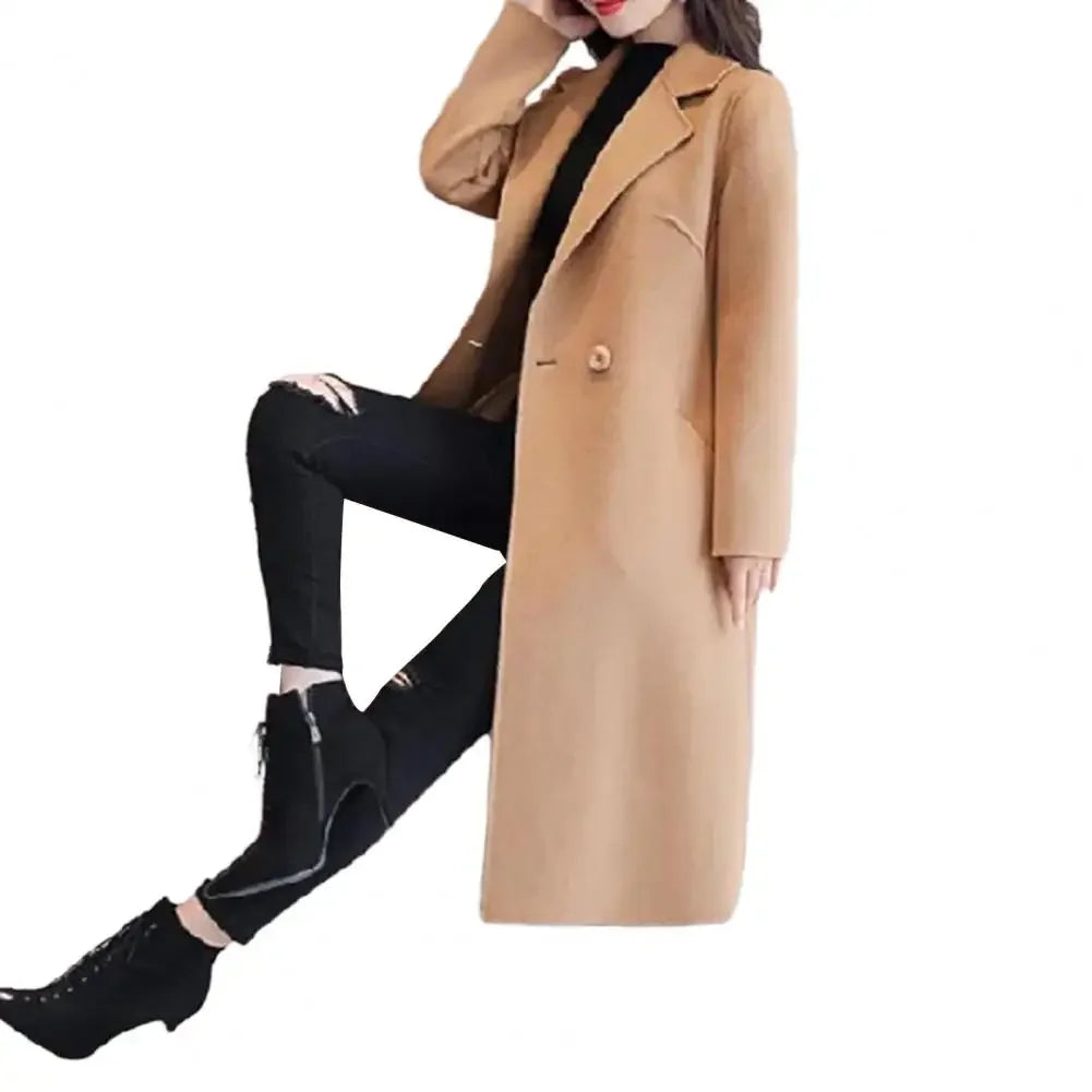 manteau femme en laine -cachemire raffiné pour un look irréprochable.