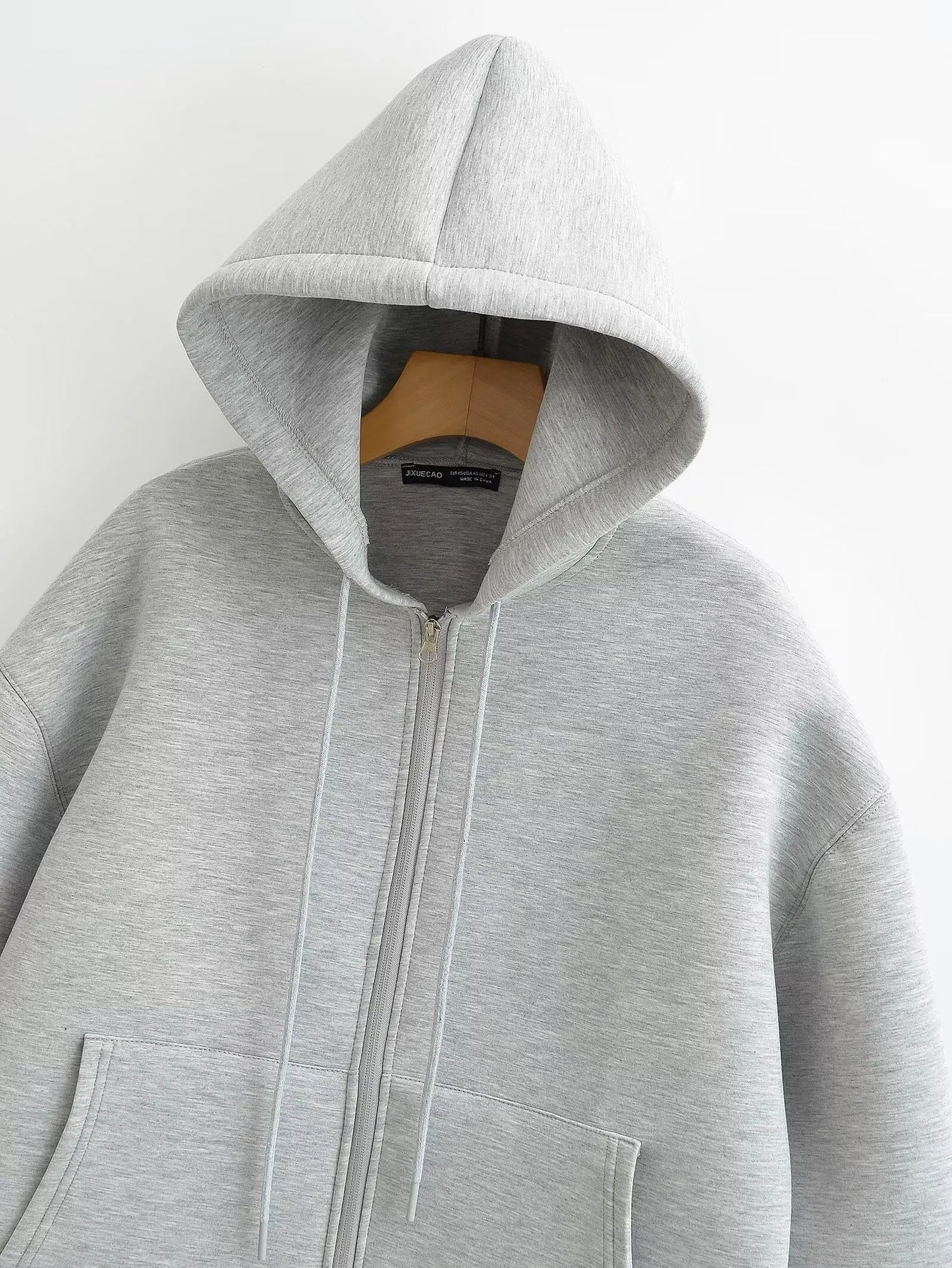 Sweat-shirt mixe Automne hiver Se porte seule pour une allure décontractée Vous pouvez le customiser facilement chez vous