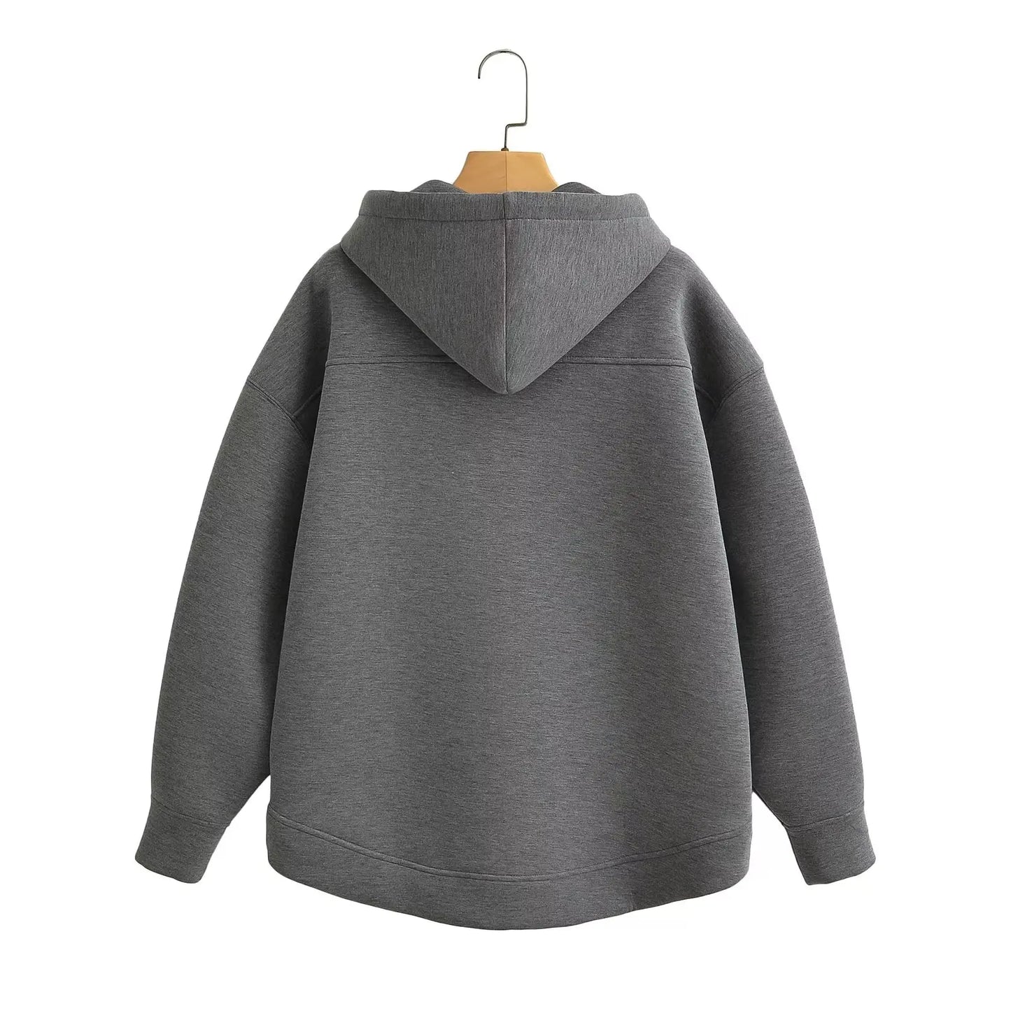 Sweat-shirt mixe Automne hiver Se porte seule pour une allure décontractée Vous pouvez le customiser facilement chez vous