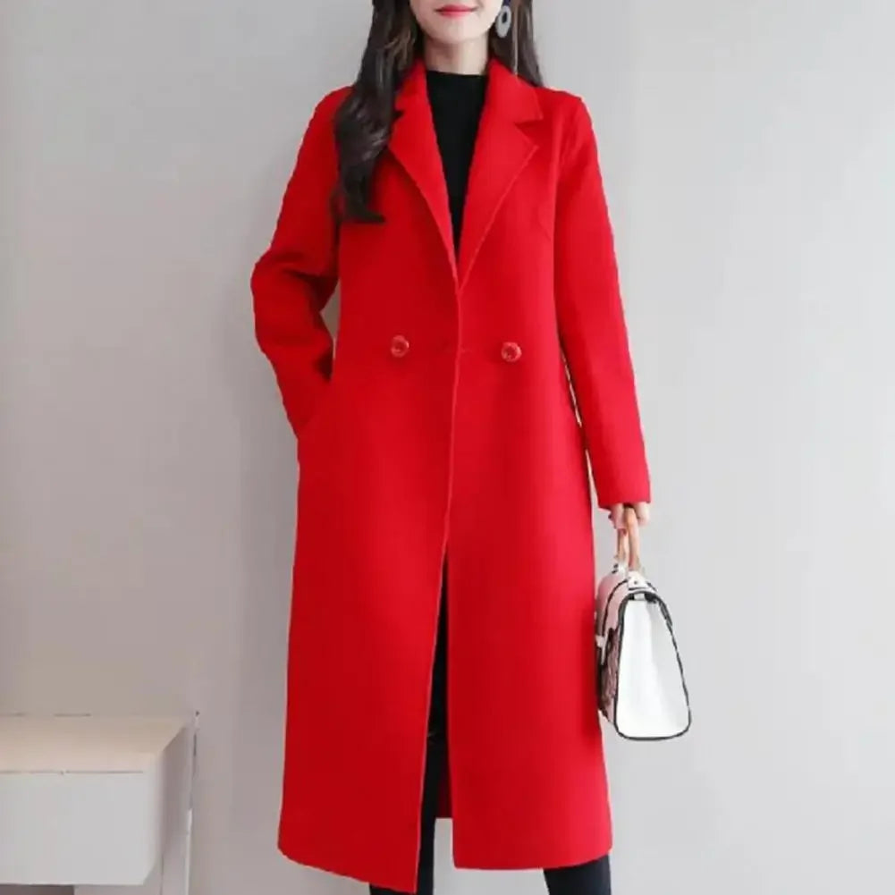 manteau femme en laine -cachemire raffiné pour un look irréprochable.