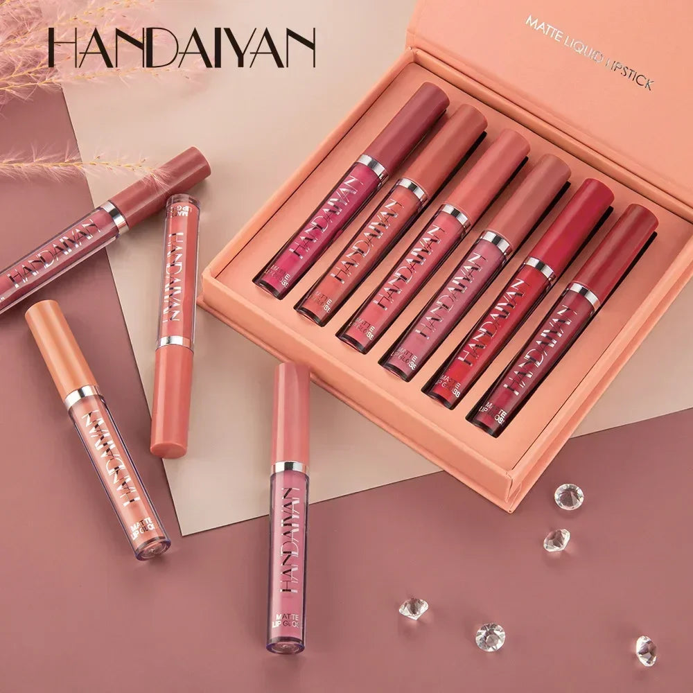 Kit de Rouges à Lèvres Liquides Handaiyan