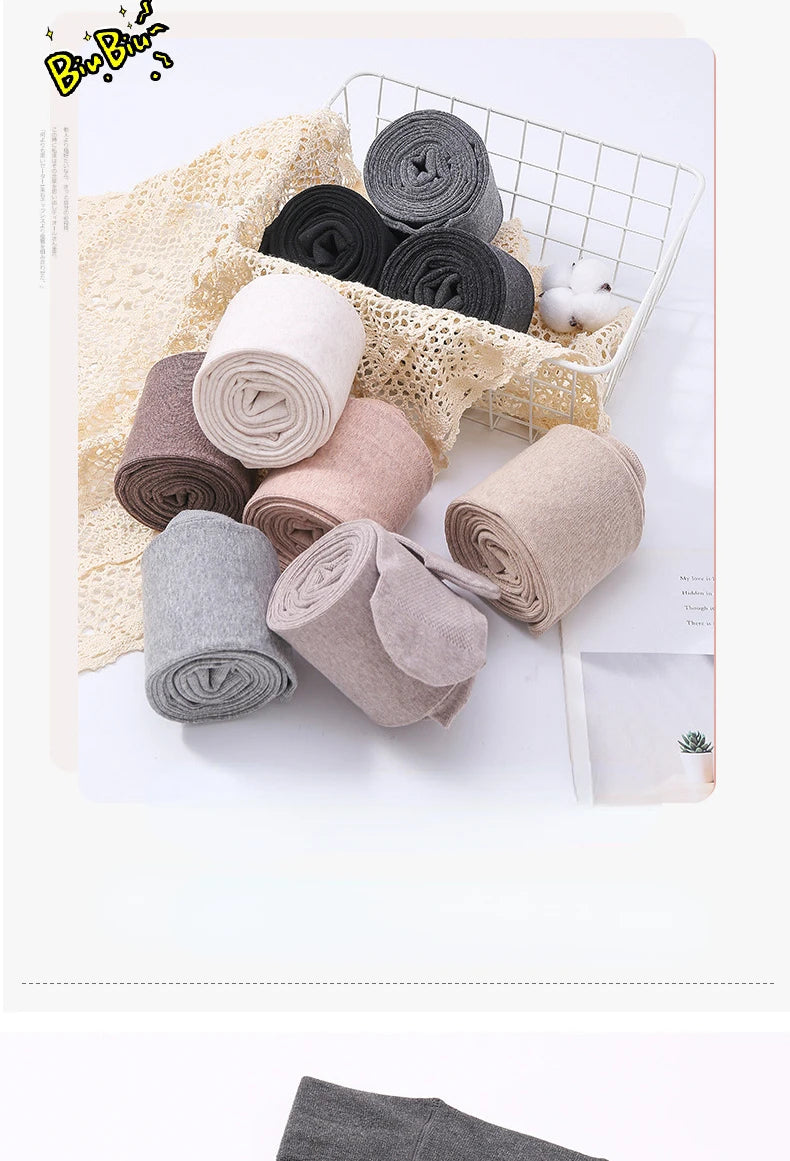 High quality cotton hip lift pantyhose women's Korean version of the new elastic foot massage leggings