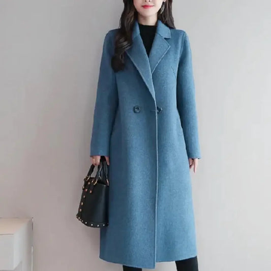 manteau femme en laine -cachemire raffiné pour un look irréprochable.